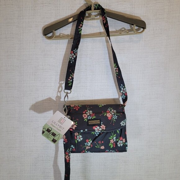 lillybit Handbags - NWT LillyBit Floral Diaper Bag Organizer Crossbody Wristlet Clutch Baby Bag